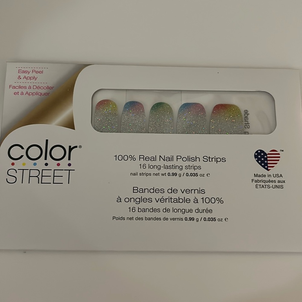 Color street throwing shade nail strips